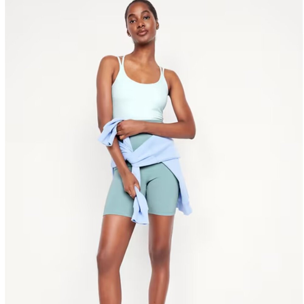 New With Tags-Old Navy-Studio Smooth-Blue-Bodysuit-Size Small